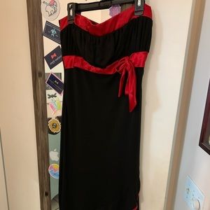 Strapless party dress
